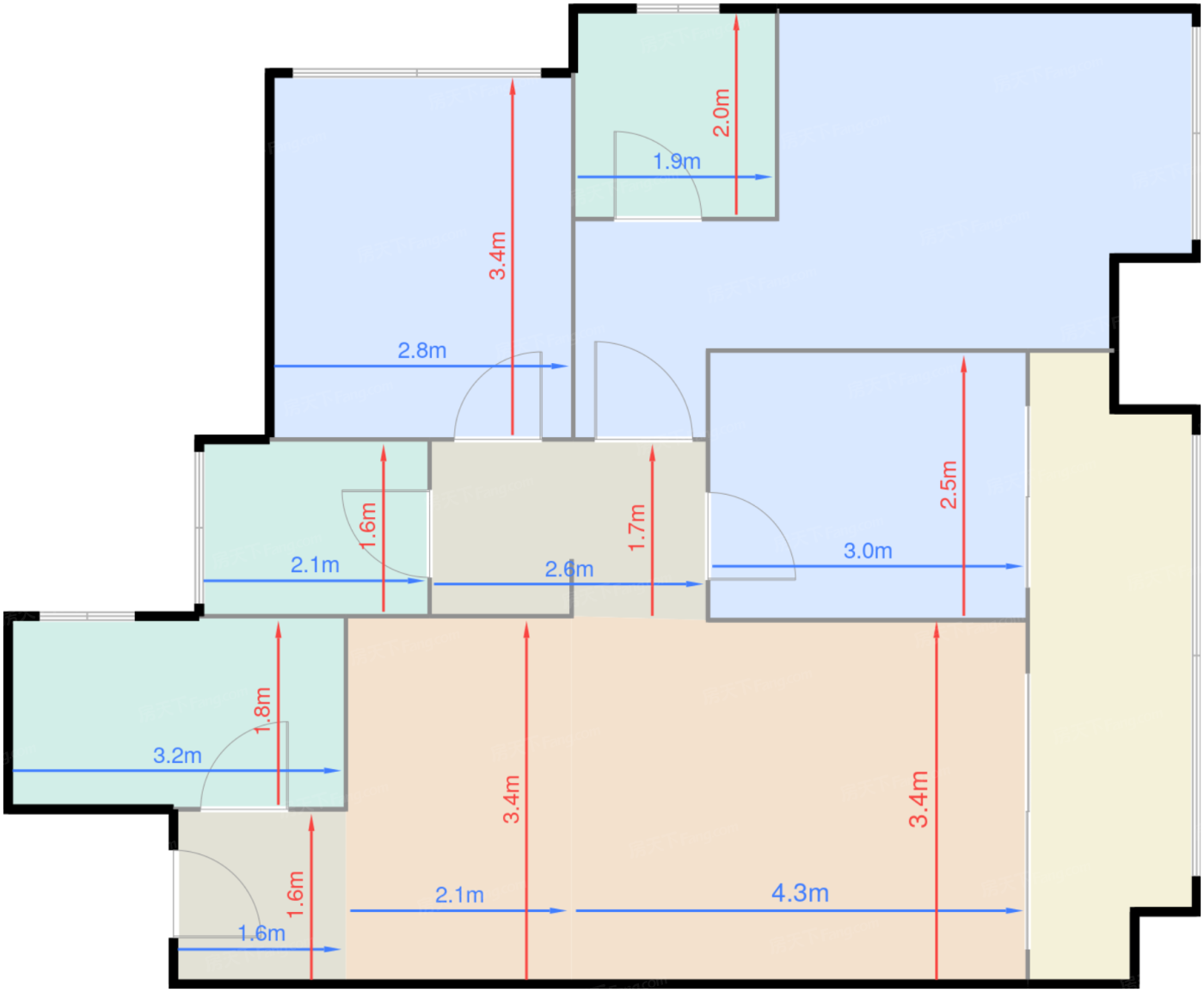 B-三房两厅两卫